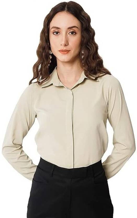 Women Regular Fit Full Sleeves Formal Shirt