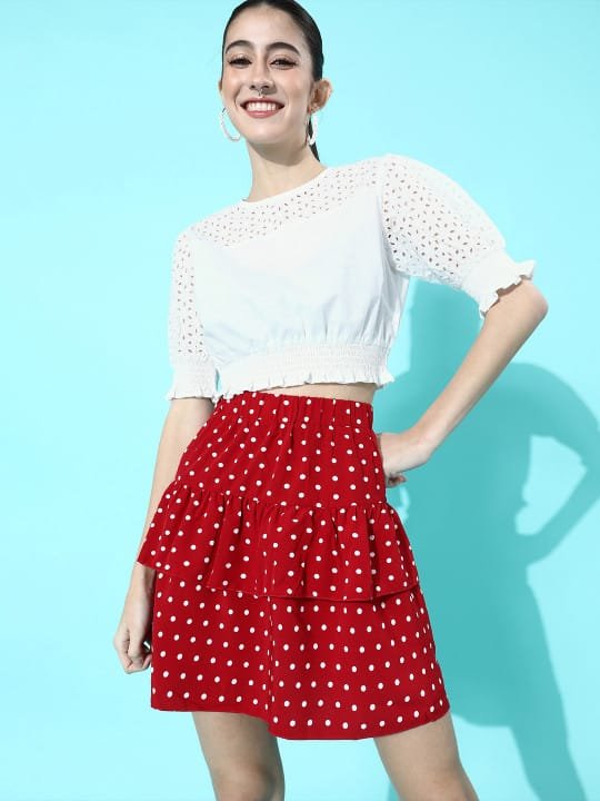 Pluss Women Pure Cotton Crop Top