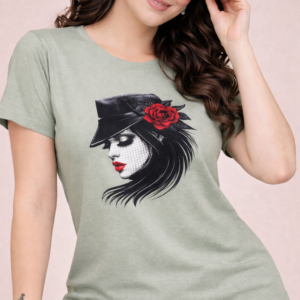 Stylish Pista Green Graphic Printed Women’s T-Shirt